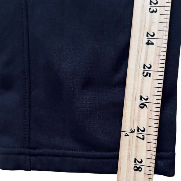 Under Armour Coldgear Fleece Sweatpants Medium Black Tapered Waist 32-34 - Picture 10 of 11